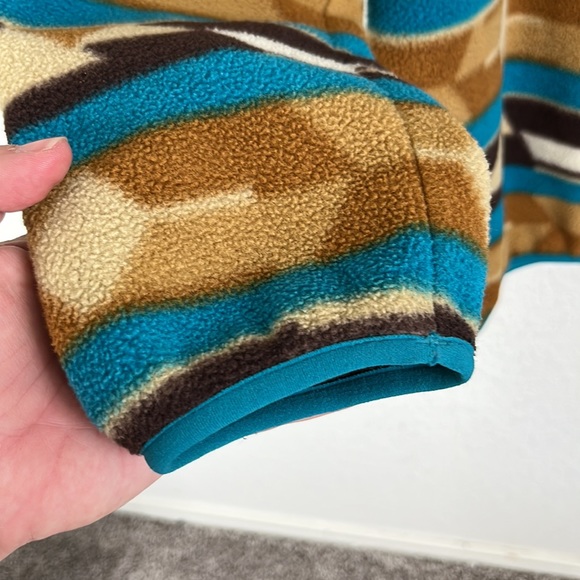 Patagonia Synchilla Common Threads Fleece Aztec Pop Over - Picture 4 of 7